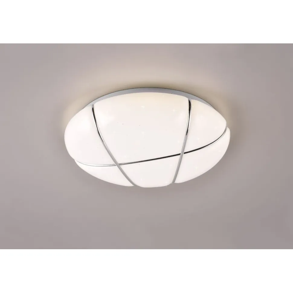LED-kattovalaisin Trio Tibor, 28cm, valkoinen, 4000K