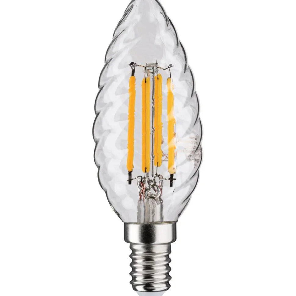 LED-kierrekynttilälamppu Paulmann Vintage Edition Candle, E14, 450lm, 4.7W, 2700K, himmennettävä, kirkas