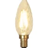 LED-kierrekynttilälamppu Star Trading Soft Glow 353-02-2 Ø35x98mm E14 kirkas 1.5W 2100K 120lm