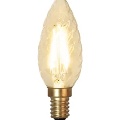 LED-kierrekynttilälamppu Star Trading Soft Glow 353-02-2 Ø35x98mm E14 kirkas 1.5W 2100K 120lm