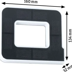 LED-kirjainvalaisin aurinkokennolla Paulmann Letter B, IP44, 3000K, musta