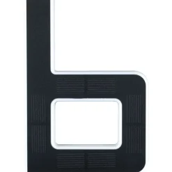 LED-kirjainvalaisin aurinkokennolla Paulmann Letter B, IP44, 3000K, musta