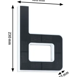 LED-kirjainvalaisin aurinkokennolla Paulmann Letter B, IP44, 3000K, musta
