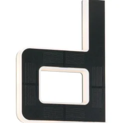 LED-kirjainvalaisin aurinkokennolla Paulmann Letter B, IP44, 3000K, musta