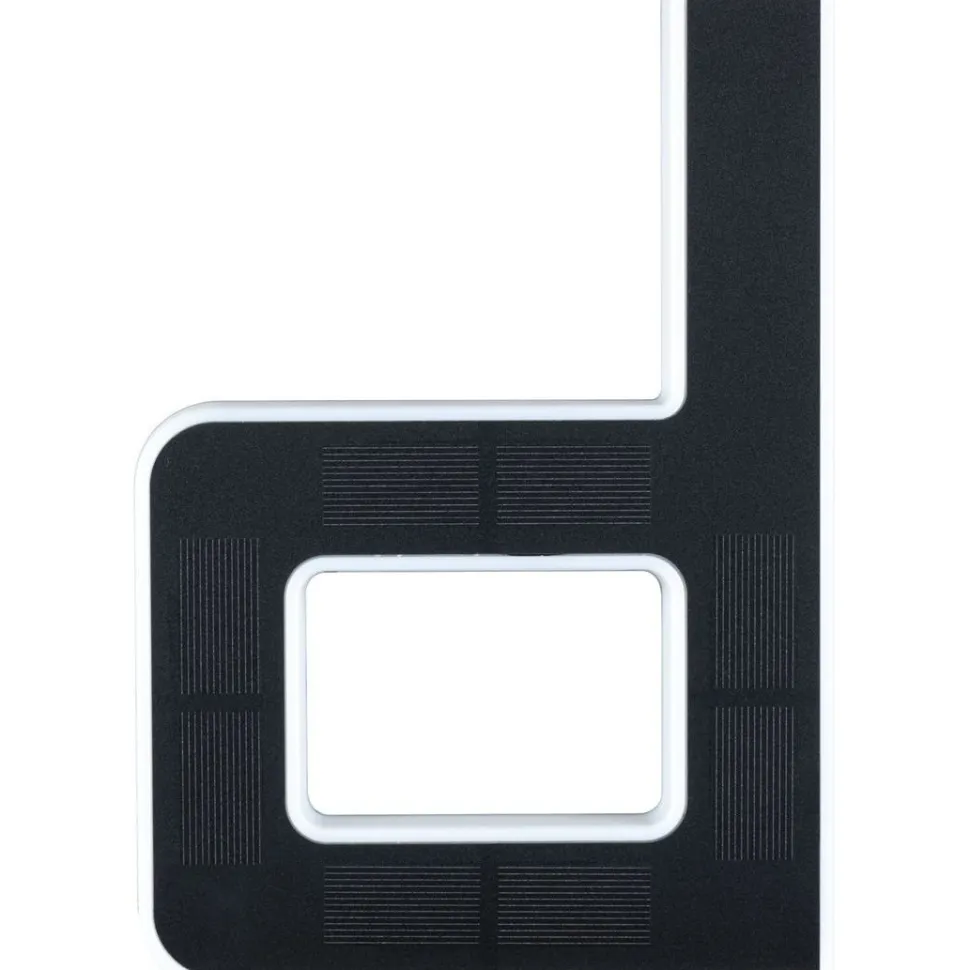 LED-kirjainvalaisin aurinkokennolla Paulmann Letter B, IP44, 3000K, musta