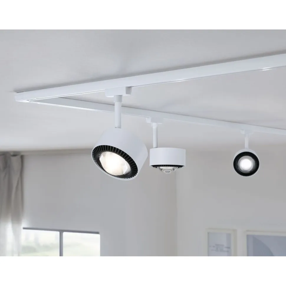 LED-kiskospotti Paulmann URail Aldan 470lm 8W 4000K himmennettävä valkoinen