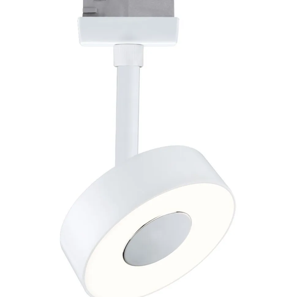 LED-kiskospotti Paulmann URail Circle 190lm 5W 4000K himmennettävä valkoinen