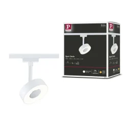 LED-kiskospotti Paulmann URail Circle 190lm 5W 4000K himmennettävä valkoinen