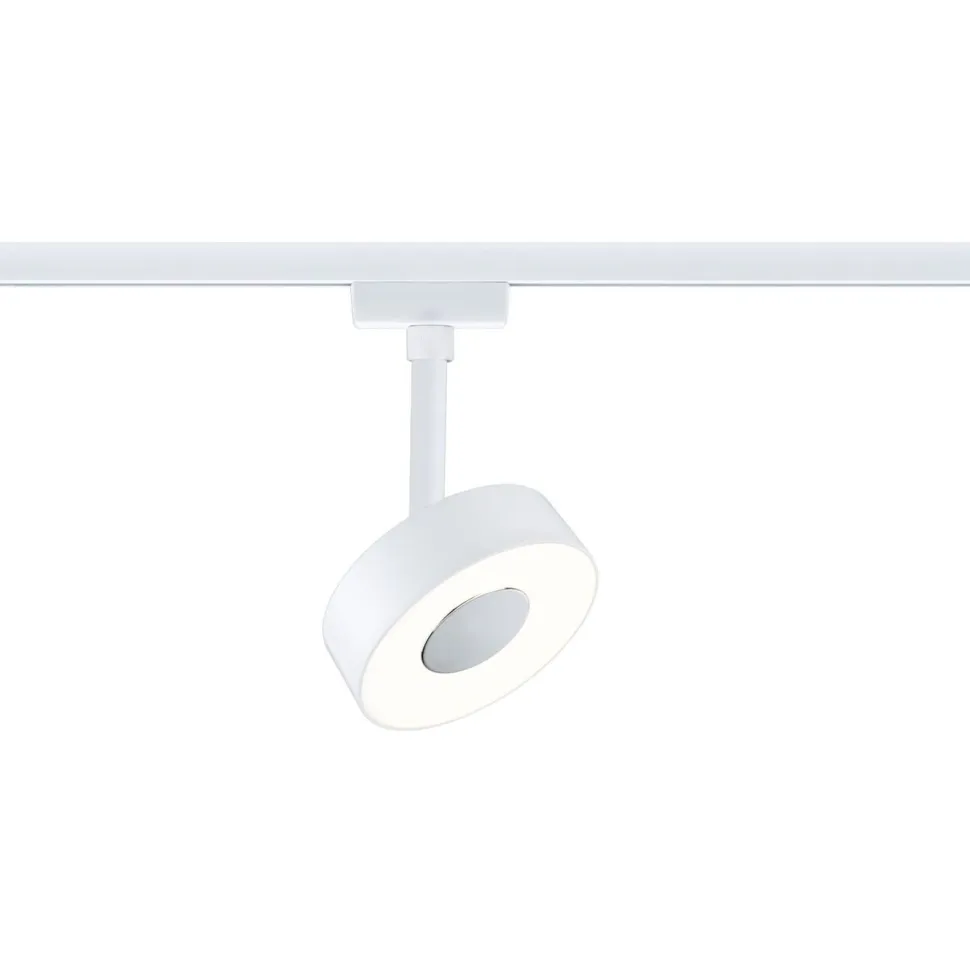LED-kiskospotti Paulmann URail Circle 190lm 5W 4000K himmennettävä valkoinen