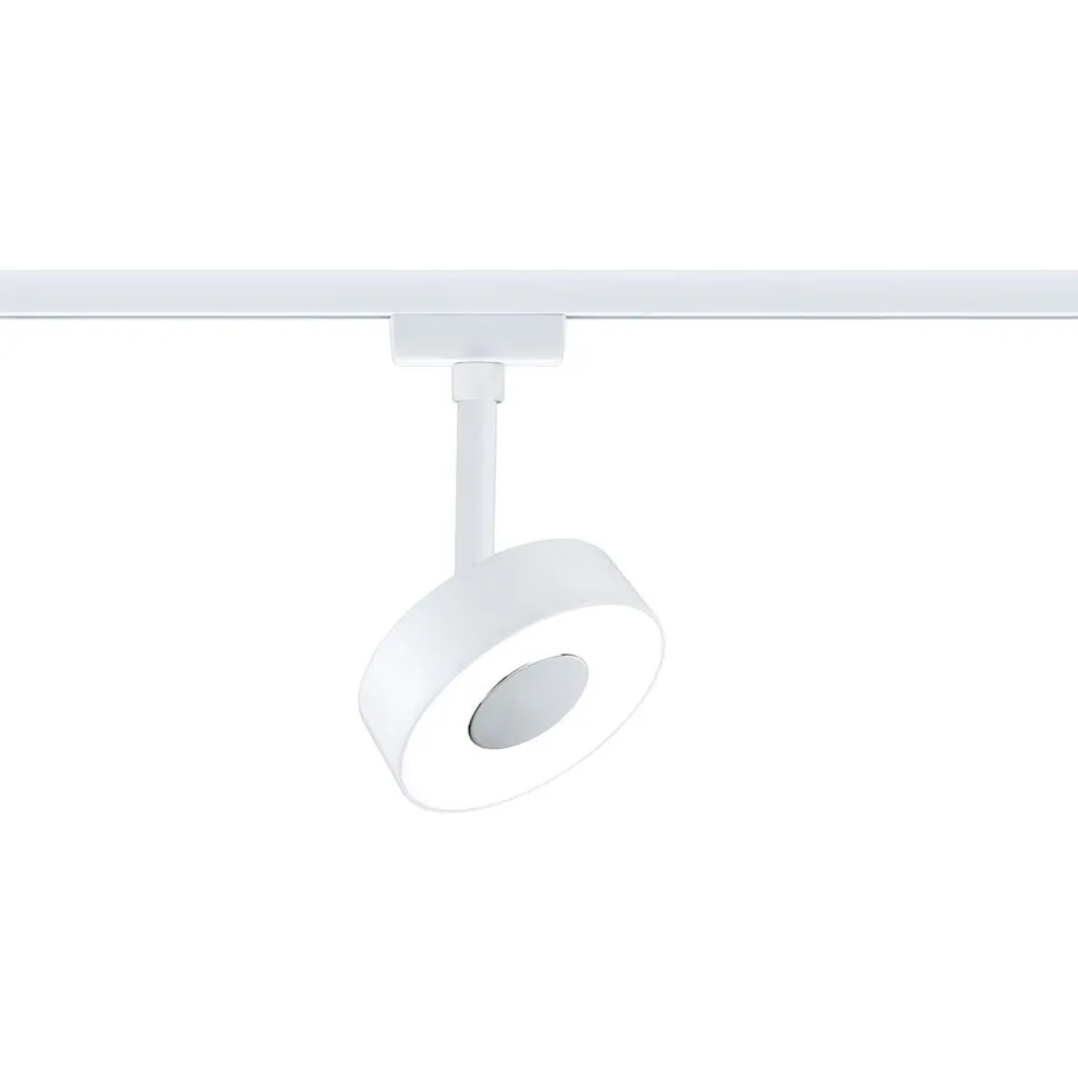LED-kiskospotti Paulmann URail Circle 190lm 5W 4000K himmennettävä valkoinen