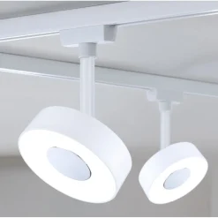 LED-kiskospotti Paulmann URail Circle 190lm 5W 4000K himmennettävä valkoinen