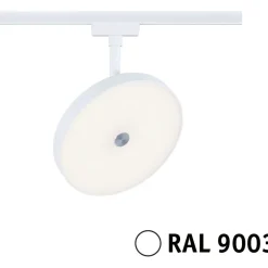 LED-kiskospotti Paulmann URail Hildor 850lm 15W 4000K 3-Step-Dim himmennettävä valkoinen