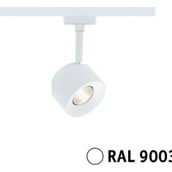 LED-kiskospotti Paulmann URail Pane 650lm 7.4W 3000K himmennettävä valkoinen