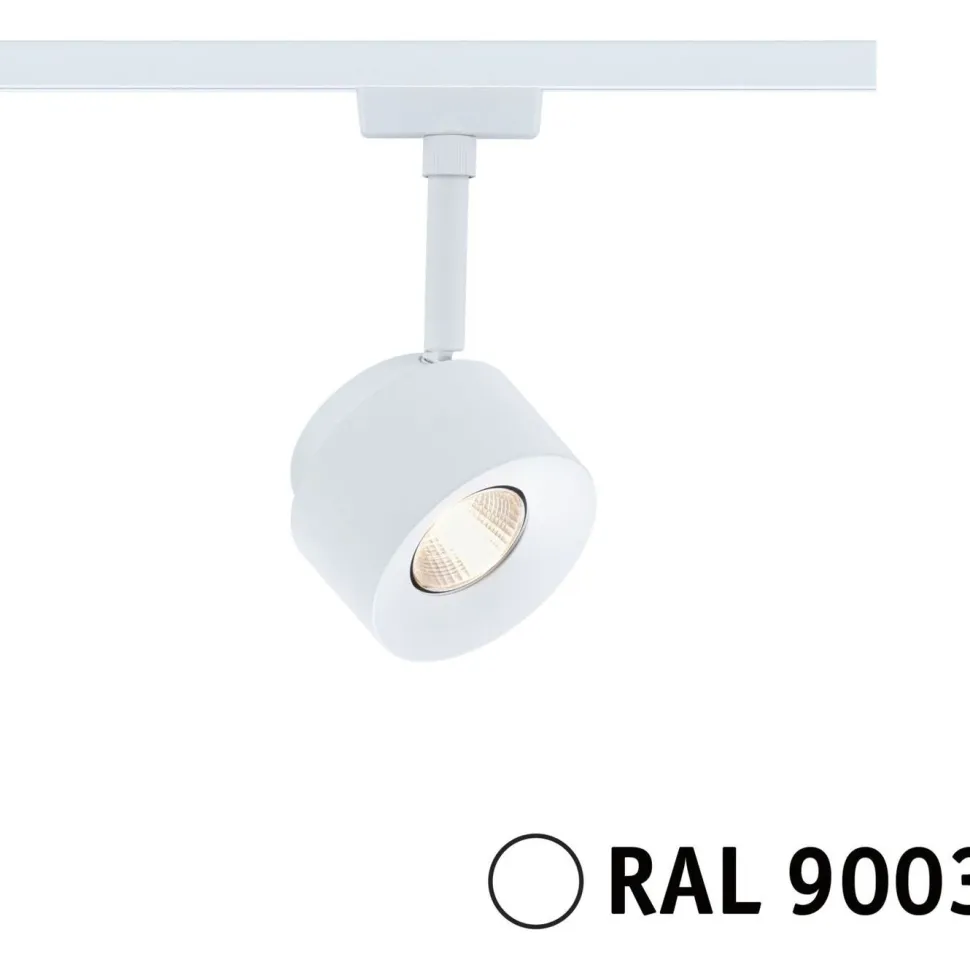 LED-kiskospotti Paulmann URail Pane 650lm 7.4W 3000K himmennettävä valkoinen