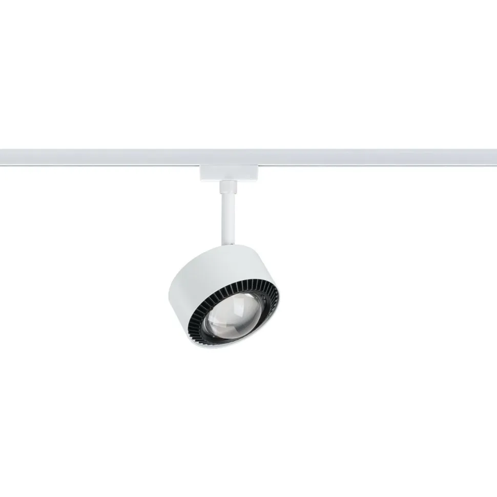 LED-kiskospotti Paulmann URail Smart Home Zigbee 3.0 Aldan 500lm 8W mattakromi