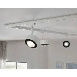 LED-kiskospotti Paulmann URail Smart Home Zigbee 3.0 Aldan 500lm 8W mattakromi