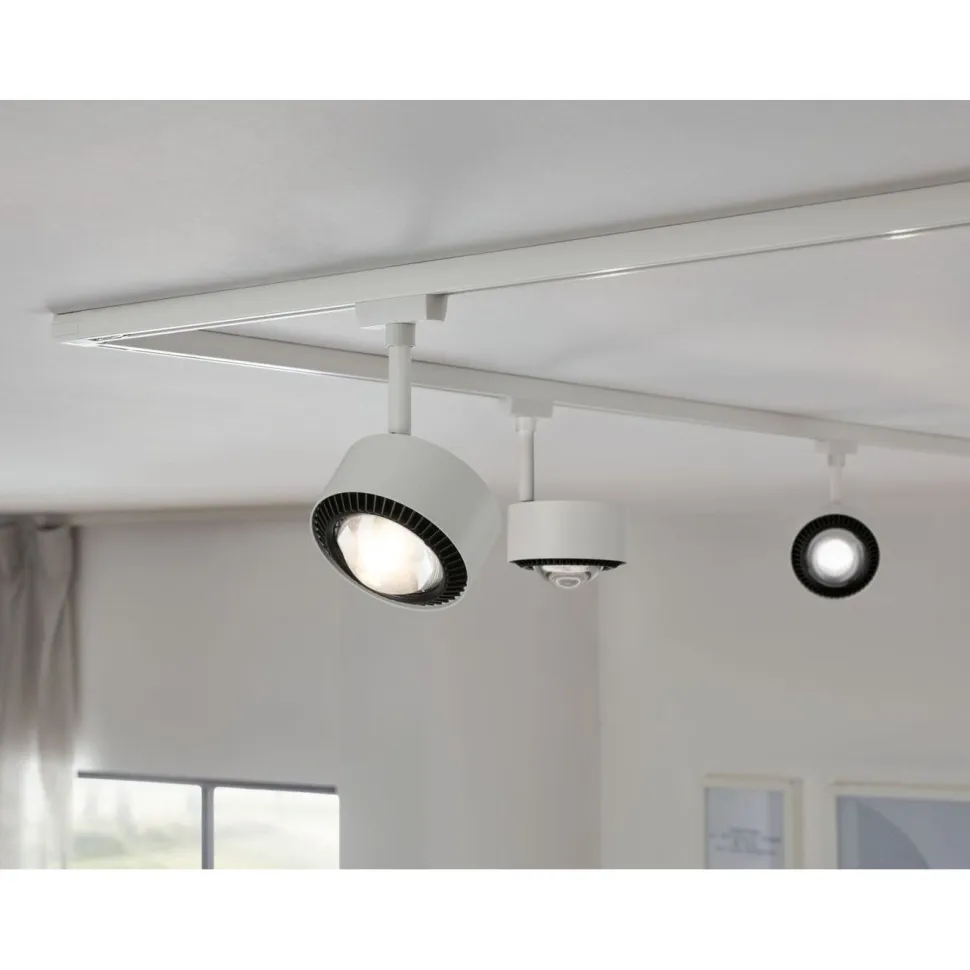 LED-kiskospotti Paulmann URail Smart Home Zigbee 3.0 Aldan 500lm 8W mattakromi