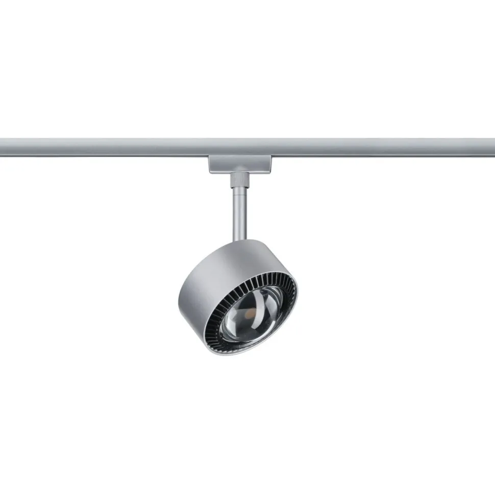 LED-kiskospotti Paulmann URail Smart Home Zigbee 3.0 Aldan 500lm 8W mattakromi