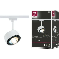 LED-kiskospotti Paulmann URail Smart Home Zigbee 3.0 Aldan 500lm 8W mattakromi