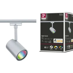LED-kiskospotti Paulmann URail Smart Home Zigbee 3.0 Luxe GU10 350lm 4.8W RGBW+ himmennettävä mattamusta