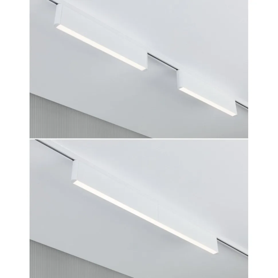 LED-kiskovalaisin Paulmann URail 3-Step-Dim Ceris, 37.2cm, 850lm, 9.5W, 4000K, himmennettävä, 230V, mattamusta