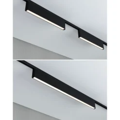LED-kiskovalaisin Paulmann URail 3-Step-Dim Ceris, 37.2cm, 850lm, 9.5W, 4000K, himmennettävä, 230V, mattamusta