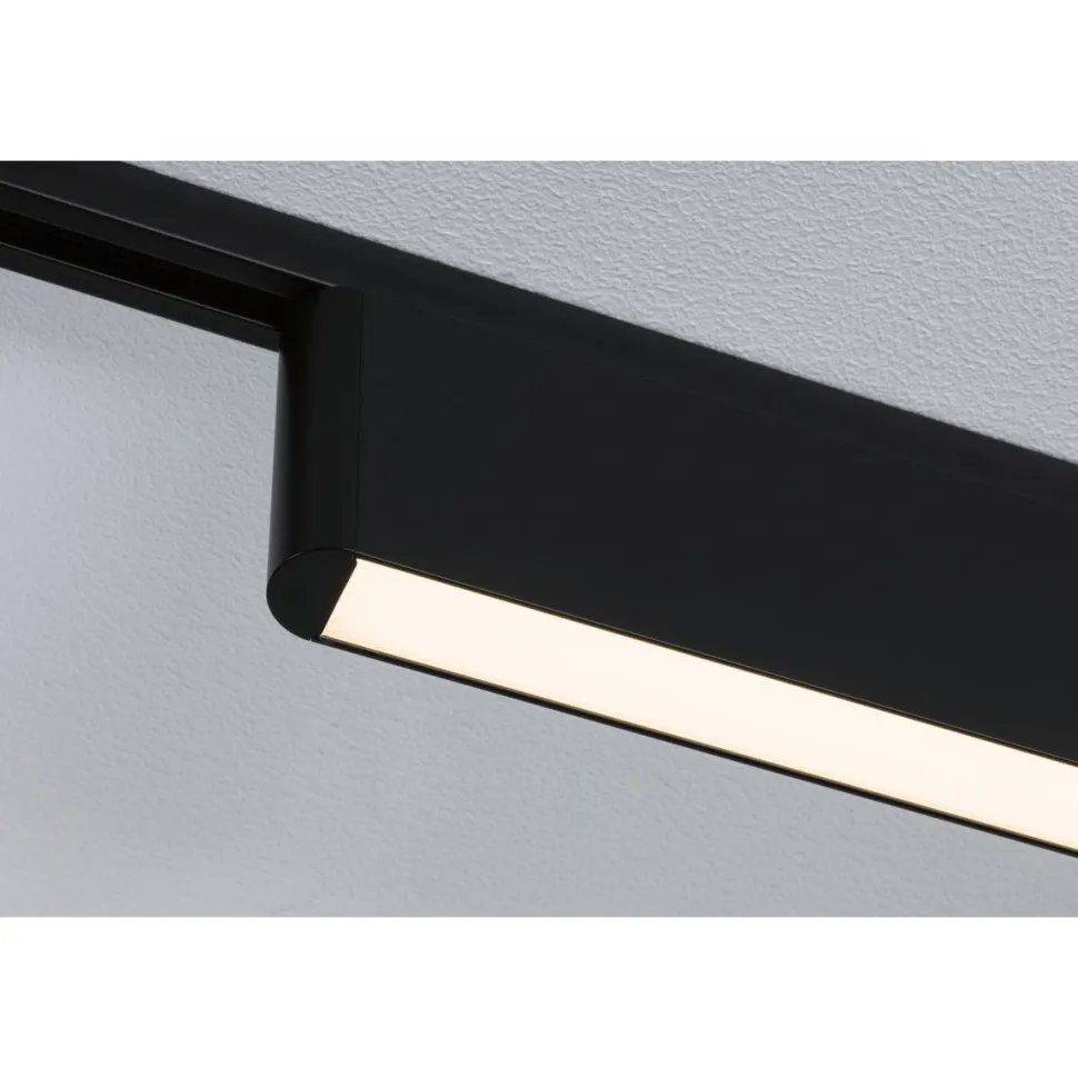 LED-kiskovalaisin Paulmann URail 3-Step-Dim Ceris, 37.2cm, 850lm, 9.5W, 4000K, himmennettävä, 230V, mattamusta