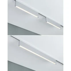 LED-kiskovalaisin Paulmann URail 3-Step-Dim Ceris, 37.2cm, 850lm, 9.5W, 4000K, himmennettävä, 230V, mattamusta