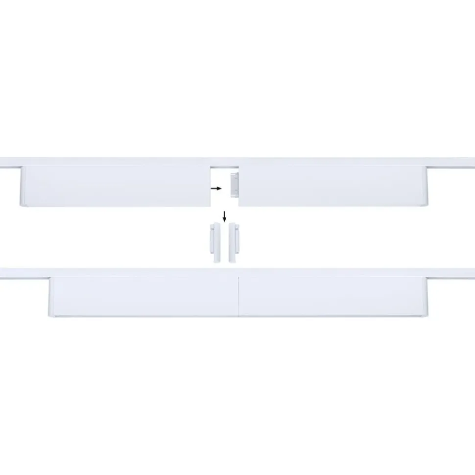 LED-kiskovalaisin Paulmann URail 3-Step-Dim Ceris, 37.2cm, 850lm, 9.5W, 4000K, himmennettävä, 230V, mattamusta