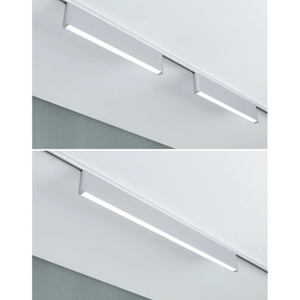 LED-kiskovalaisin Paulmann URail 3-Step-Dim Ceris, 37.2cm, 850lm, 9.5W, 4000K, himmennettävä, 230V, mattamusta