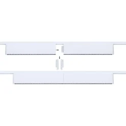 LED-kiskovalaisin Paulmann URail 3-Step-Dim Zelos, 37.2cm, 1050lm, 10W, 3000K, himmennettävä, 230V, mattakromi