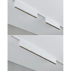 LED-kiskovalaisin Paulmann URail 3-Step-Dim Zelos, 37.2cm, 1050lm, 10W, 3000K, himmennettävä, 230V, mattakromi