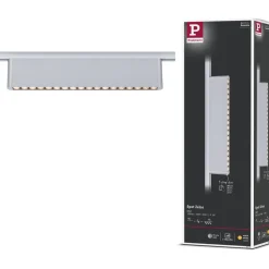 LED-kiskovalaisin Paulmann URail 3-Step-Dim Zelos, 37.2cm, 1050lm, 10W, 3000K, himmennettävä, 230V, mattakromi