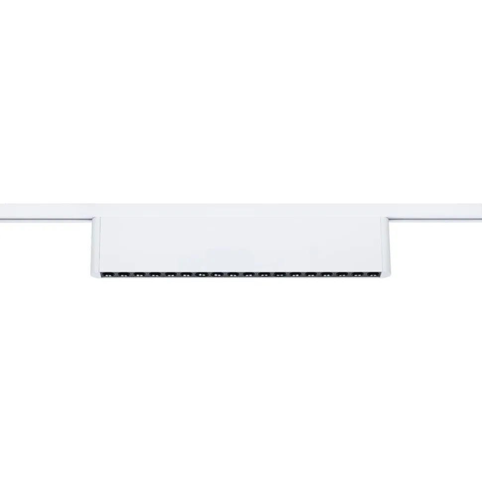 LED-kiskovalaisin Paulmann URail 3-Step-Dim Zelos, 37.2cm, 1050lm, 10W, 3000K, himmennettävä, 230V, mattakromi