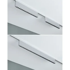 LED-kiskovalaisin Paulmann URail 3-Step-Dim Zelos, 37.2cm, 1050lm, 10W, 3000K, himmennettävä, 230V, mattakromi