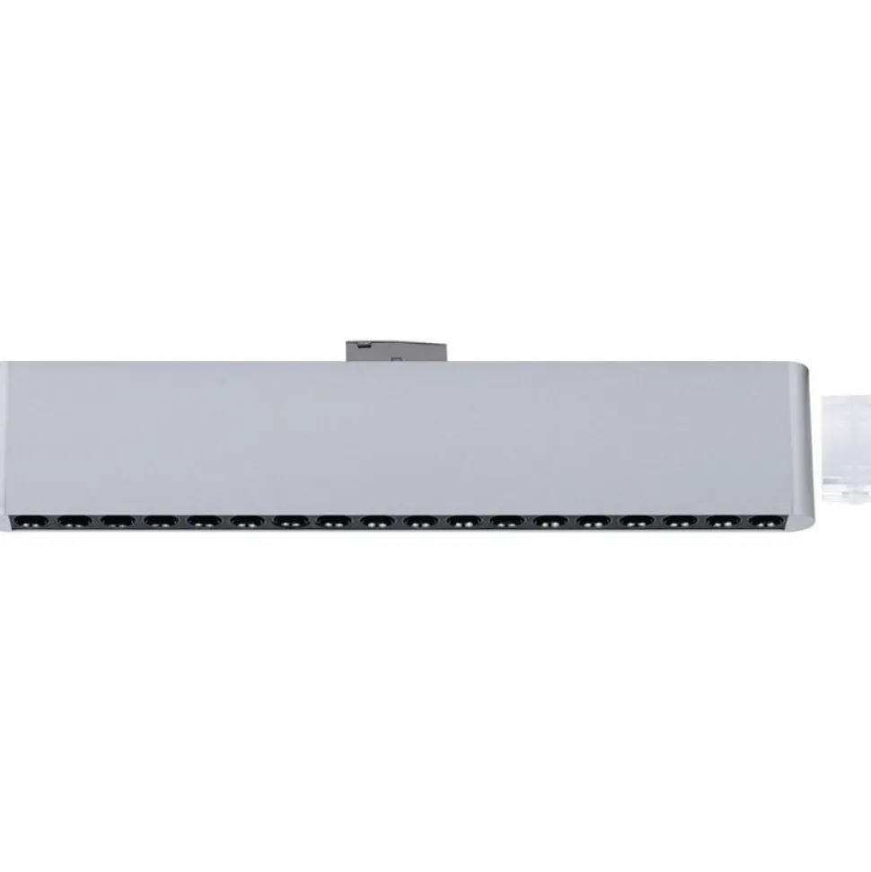 LED-kiskovalaisin Paulmann URail 3-Step-Dim Zelos, 37.2cm, 1050lm, 10W, 3000K, himmennettävä, 230V, mattakromi
