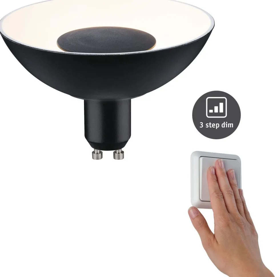 LED-kohdelamppu Paulmann Reflector, GU10, 360lm, 4.9W, 3000K, himmennettävä, valkoinen