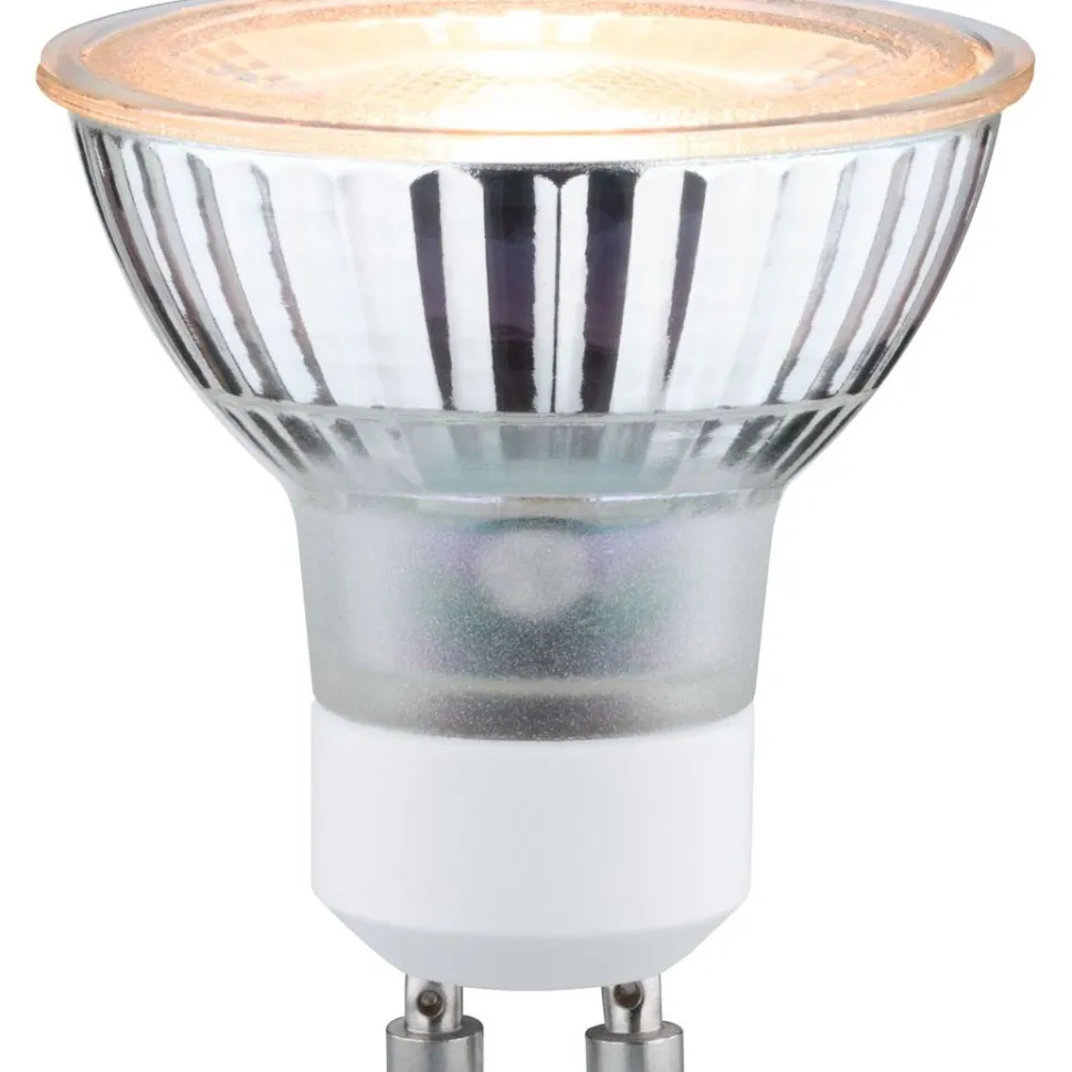 LED-kohdelamppu Paulmann Reflector, GU10, 320lm, 4.3W, 2200K, hyönteisystävällinen, hopea