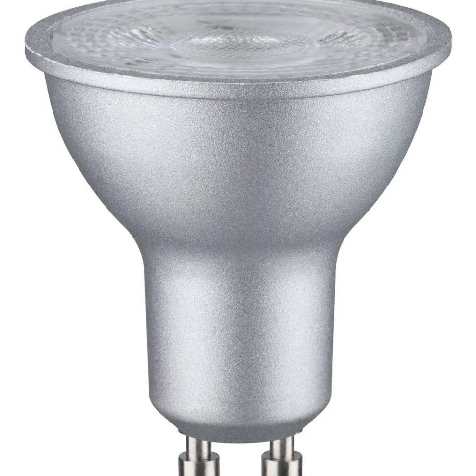 LED-kohdelamppu Paulmann Reflector, GU10, 460lm, 7W, 4000K, himmennettävä, mattakromi