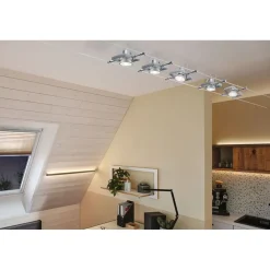 LED-kohdelamppu Paulmann 12V, GU5.3, 445lm, 6W, 3000K, himmennettävä, mattakromi