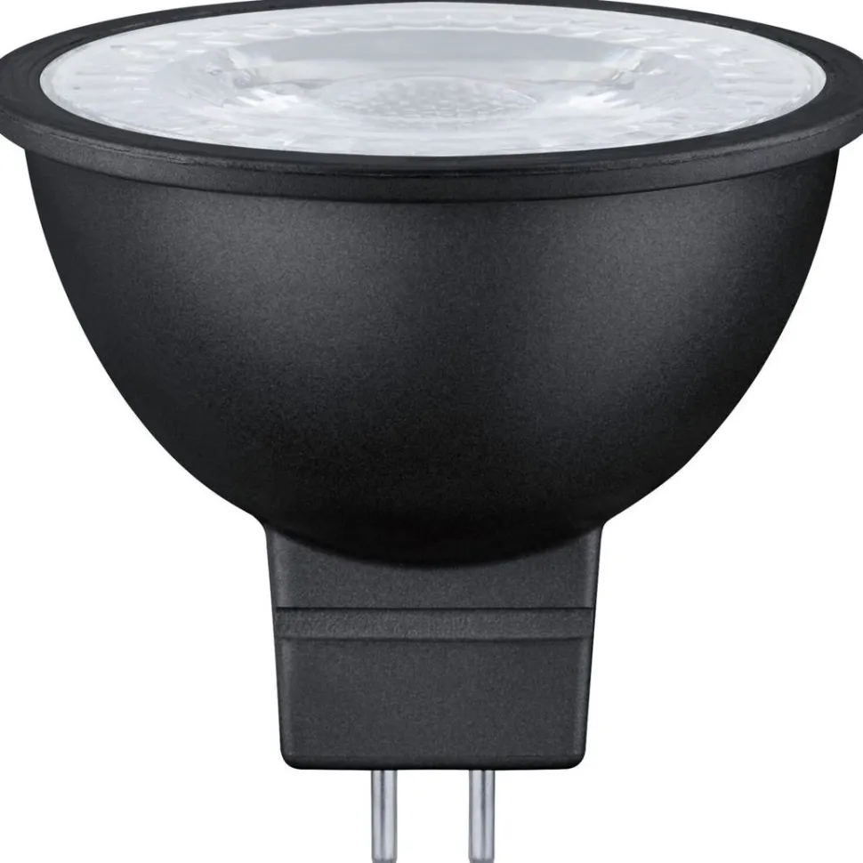LED-kohdelamppu Paulmann 12V, GU5.3, 445lm, 6W, 4000K, himmennettävä, mattamusta
