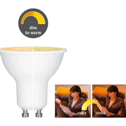 LED-kohdelamppu Paulmann Reflector, GU10, 350lm, 6W, säädettävä värilämpötila