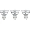 LED-kohdelamppu Paulmann Reflector, 12V, GU4, 184lm, 1.8W, 2700K, hopea, 3kpl