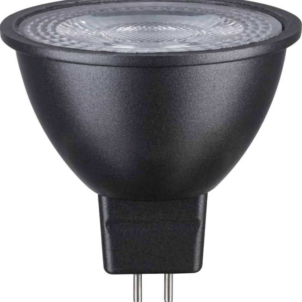 LED-kohdevalo Paulmann, 12V, GU5.3, 450lm, 6W, 2700K, harmaa, 3kpl