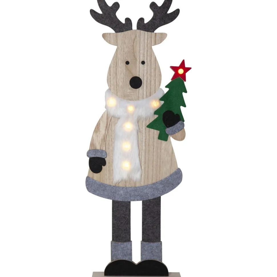 LED-koristehahmo Star Trading Billy poro 80 cm