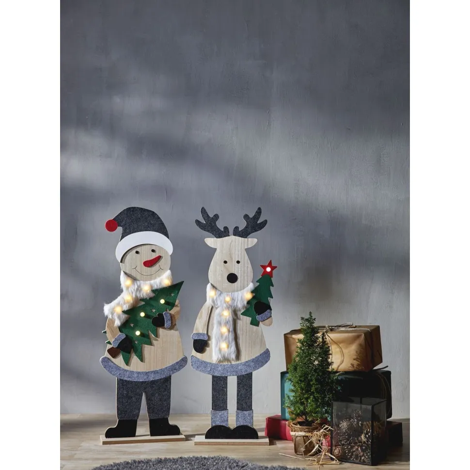 LED-koristehahmo Star Trading Billy poro 80 cm