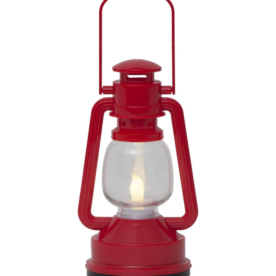 LED-koristelyhty Star Trading Niko, 15cm, punainen