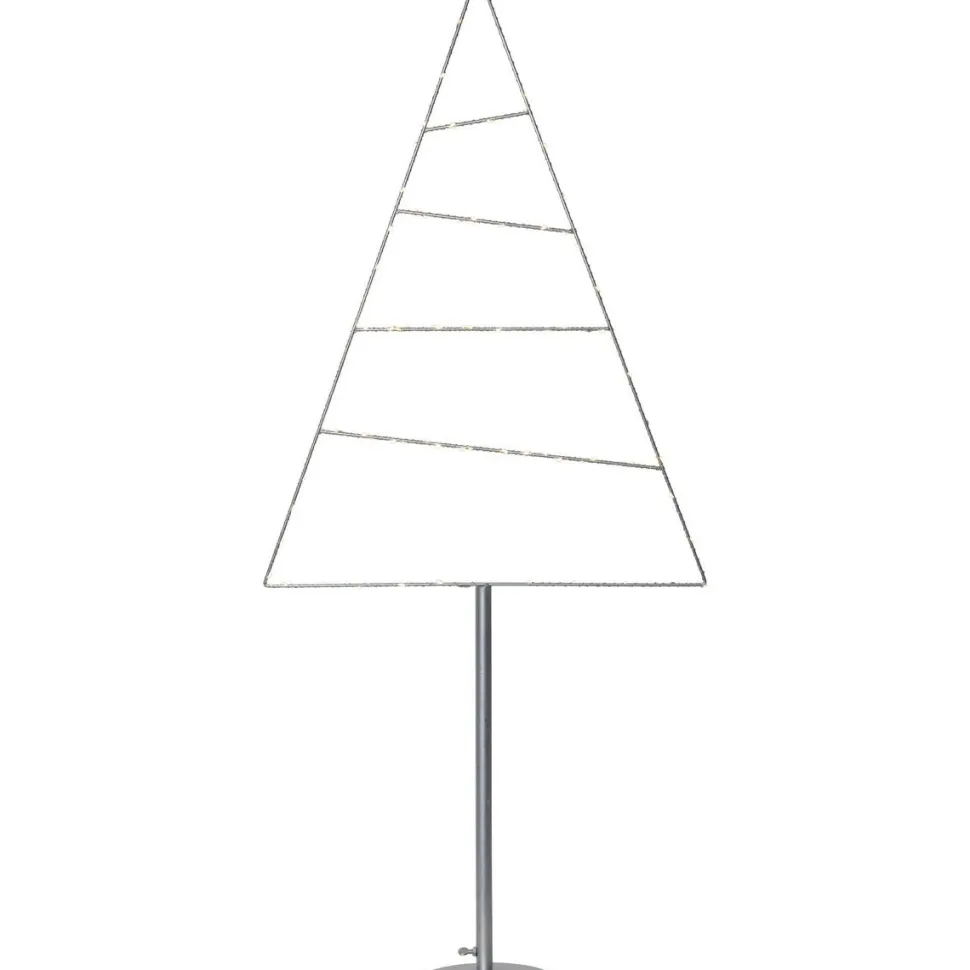 LED-koristepuu Star Trading Triangle 1160x530x160mm hopea