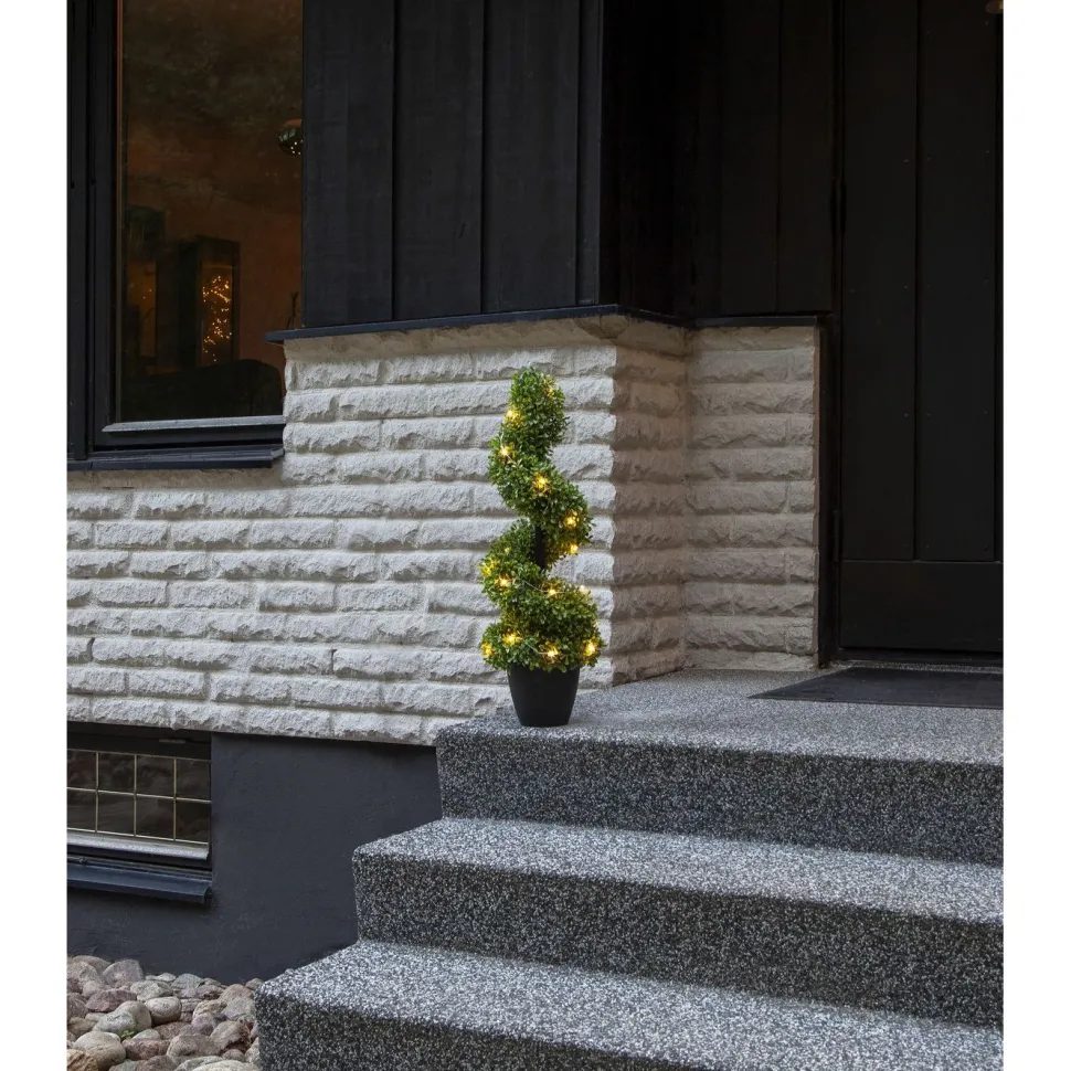 LED-koristepuu Star Trading Buxbom 65 cm vihreä