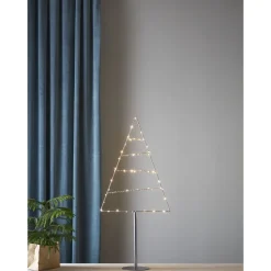LED-koristepuu Star Trading Triangle 900x400x160mm hopea